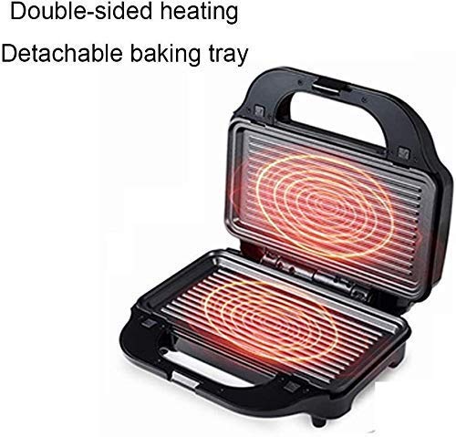 MOSHUO Antihaft-Waffeleisen-Sandwicheisen mit Bräunungskontrollleuchte Kompaktes Design Leicht zu reinigen und… – Bild 3