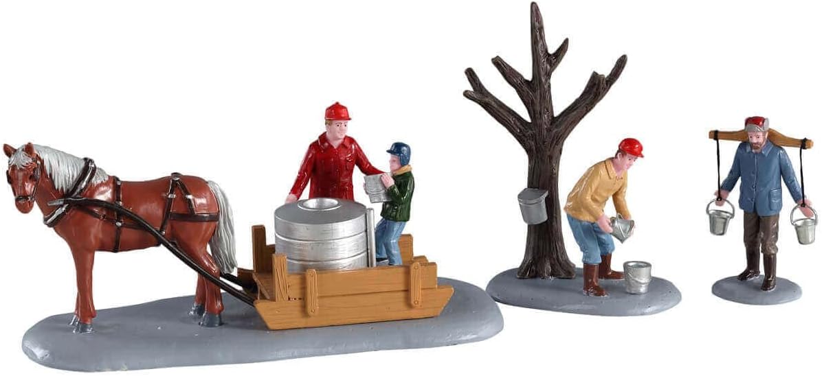 Lemax Maple Syrup Season, Set of 3#03523