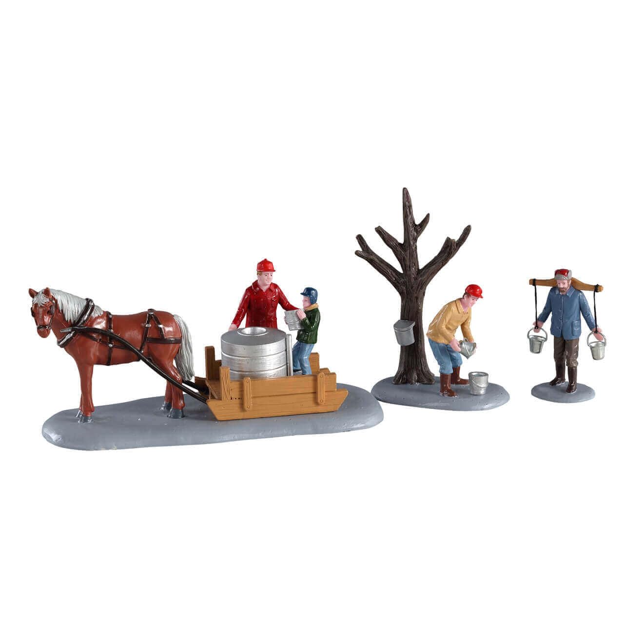 Saison du SIROP D'ERABLE Lemax village miniature animé de Noël