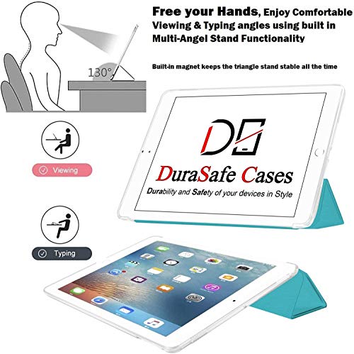Image of DuraSafe Cases for iPad PRO 11 Inch 1st [ PRO 11 1 Gen 2018 ] A1980 A1934 A2013 A1979 MTXN2HN /A MTXP2HN /A MTXR2HN /A MTXQ2HN /A Lightweight Smart Adjustable Stand Feature Sleek Design Flip Case - Green