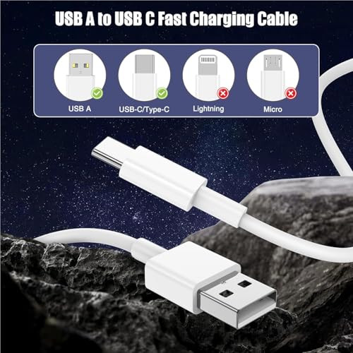 Image of 3-Pack [10FT+6FT+3.3FT] Car Carplay Cable USB A to USB C Cable for iPhone 16 15 Pro Plus Pro Max，for iPad Pro /Air /Mini，for Samsung Galaxy S25 /S24 /S23，for MacBook Pro /Air and More