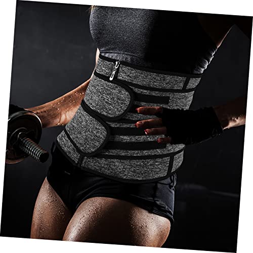 Cinturón de Soporte Lumbar con Cierre para Mujer Gris miniatura 6