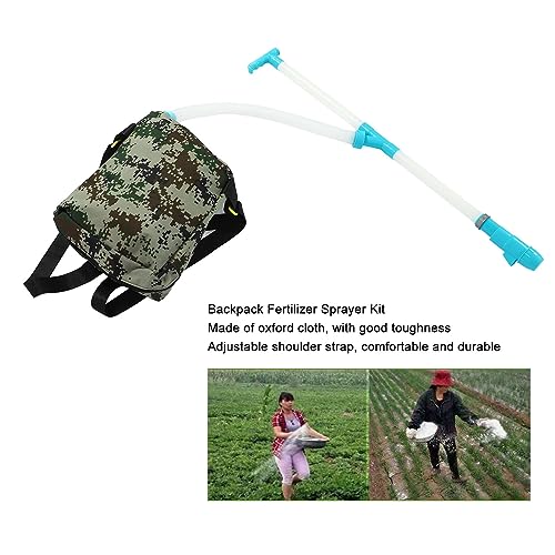 Aplicador de fertilizante mochila manual con gran capacidad miniatura 3