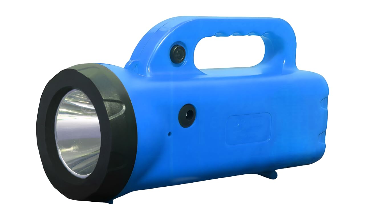 DR LITE Kisan ABS Plastic Torch Having 4500 mAh Battery with 10