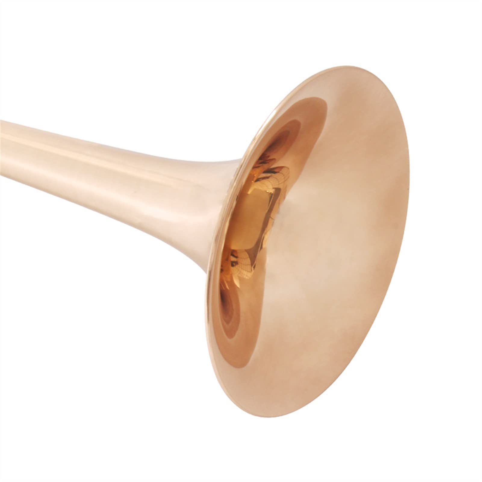 Tenor płaski B-Tot-F-puzon biały miedziany instrument do zabawy w fajki