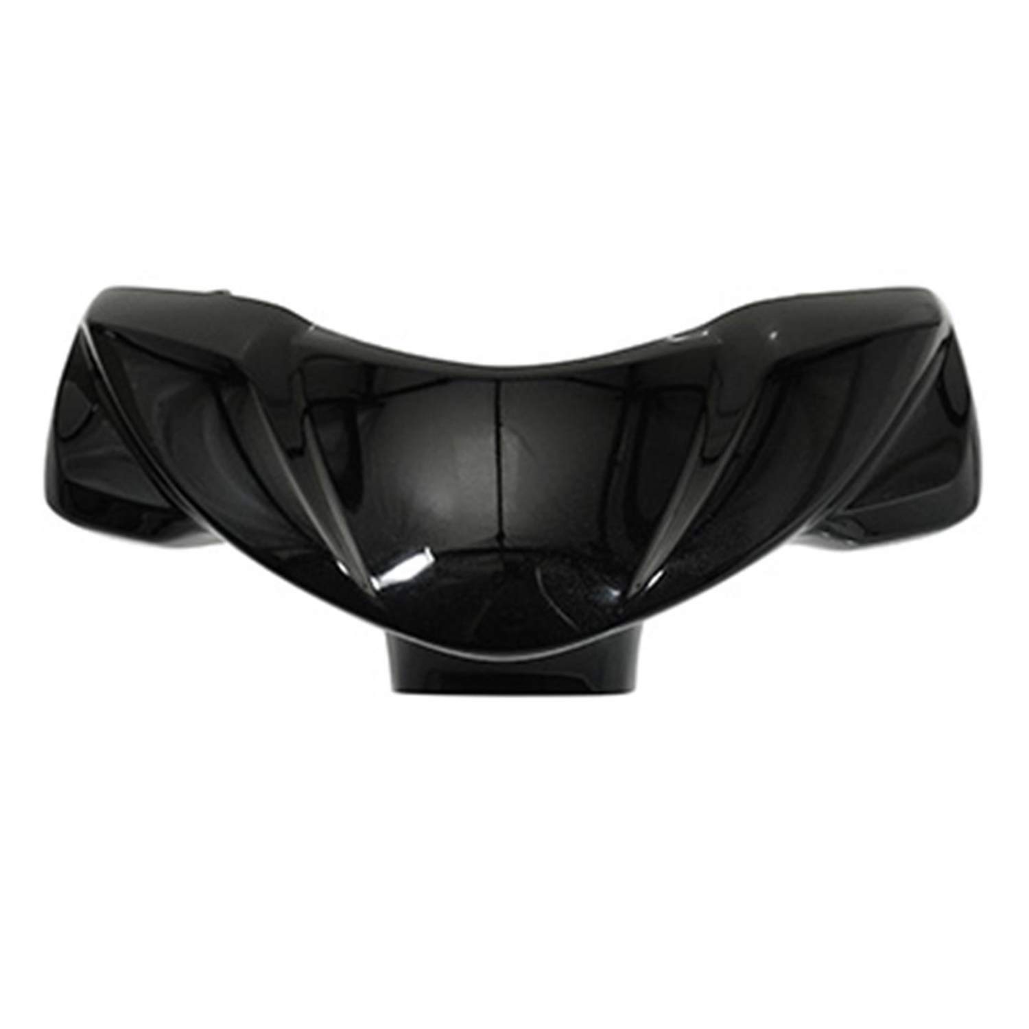 P2R (Motorisé) Carenage-Couvre Guidon Scoot Adaptable MBK 50 ovetto 2011+-Yamaha neos 2011+ Noir Brillant