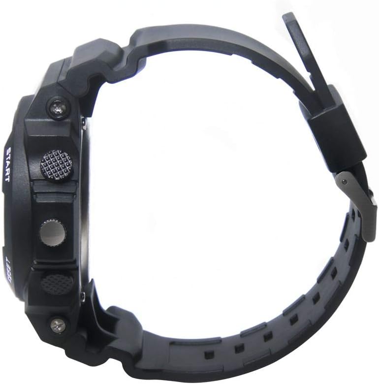 Back view of the Umbro Umb-123-1 Anadigi Watch strap and case back, showing the polyurethane strap and metal buckle with Umbro logo.