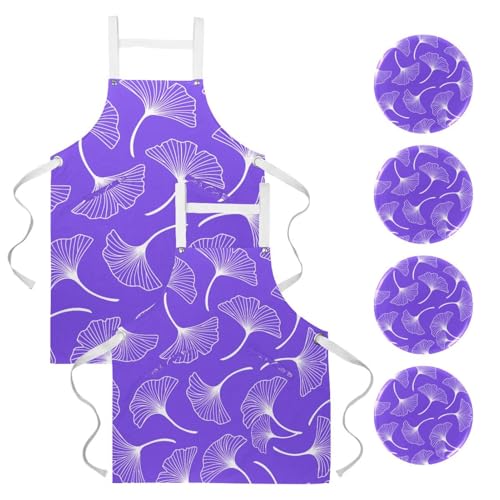 Tablier de cuisine pour restaurant évite les taches avec ses 4 broches