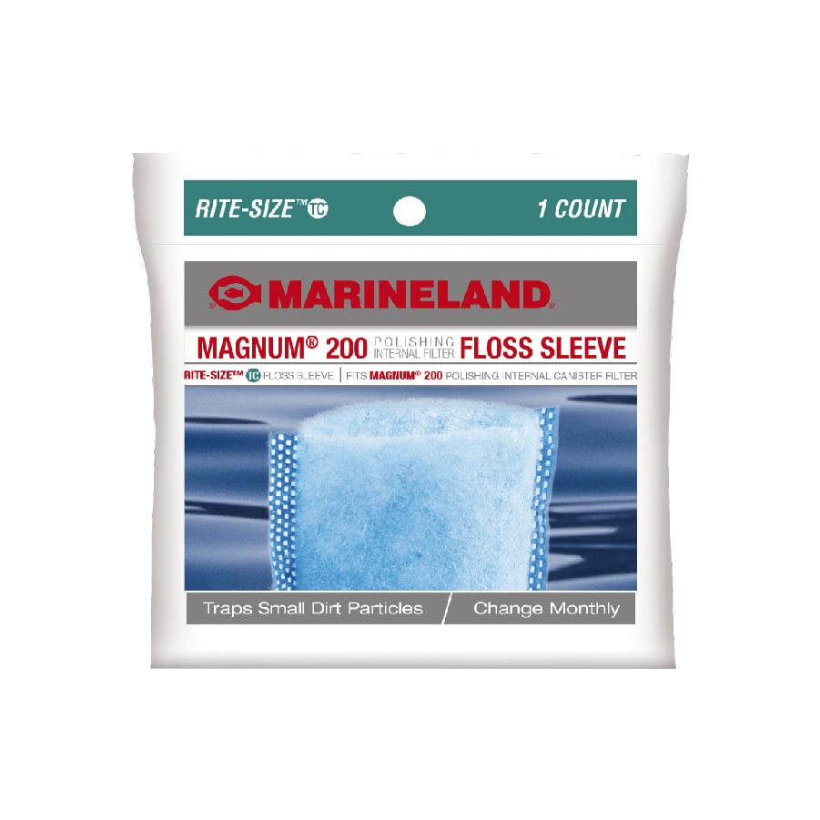 Image of Marineland Magnum 200 Polishing Internal Filter Floss Sleve, Traps Small Dirt Particles, 1 Ct.