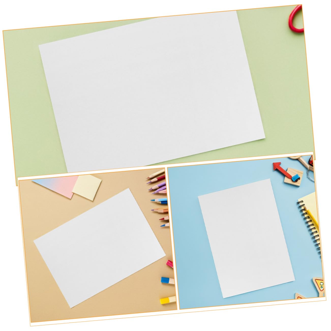 LOLIPPYY 100 Piezas Papel Acuarela Papel Dibujo Infantil Resistente para Pintura Marmoleado Manualidades y Proyectos Artísticos