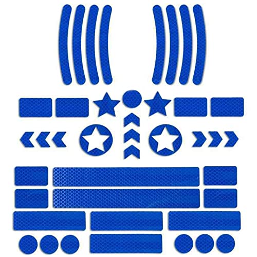 adesivos reflexivos da bicicleta | Decalques adesivos seguros à prova d'água | Adesivos e decalques