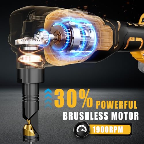 Image of MtiolHig Cordless Metal Nibbler Compatible with DeWalt 20V Battery,18-Gauge Electric Nibbler with Assist Handle & 2 Blades, 1900RPM Brushless Metal Cutter for Stainless Steel, Aluminum(Tool Only)
