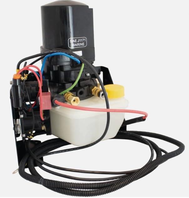 Professional Grade SAEJ1171 Marine 12 Volt Tilt Motor w/Pump, Reservoir & Mounting Bracket Replaces 865380A25 Mercury Marine 18-1647