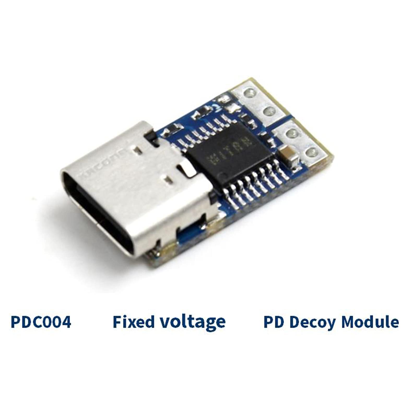 Modu?y Power Trigger, 5 sztuk Usb-c Pdc004 Pd 12 V DC modu? wyzwalania napi?cia sta?ego 5 A wej?cie gniazda typu C DC modu? wyzwalania napi?cia sta?ego do inteligentnych domów