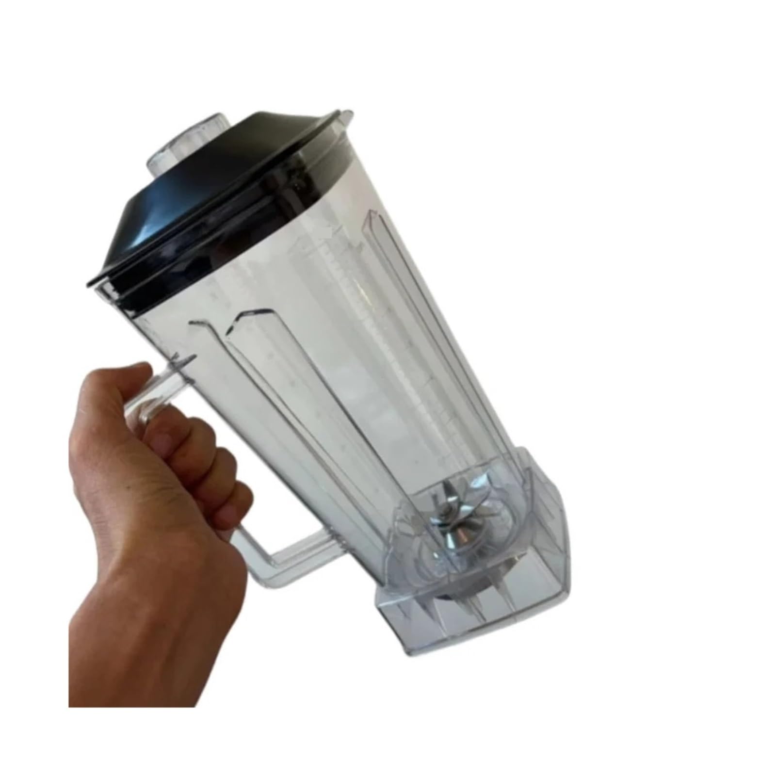 Vaso del frullatore (Incluso Coltello + Coperchio) frullati di Ghiaccio di Grado Commerciale for impieghi gravosi Compatibile con BioloMix 3HP 2200W
