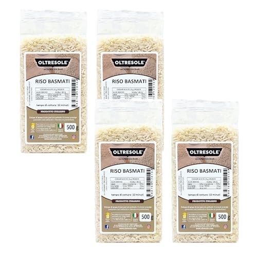 Oltresole Riso Basmati Artigianale Italiano 4x500g