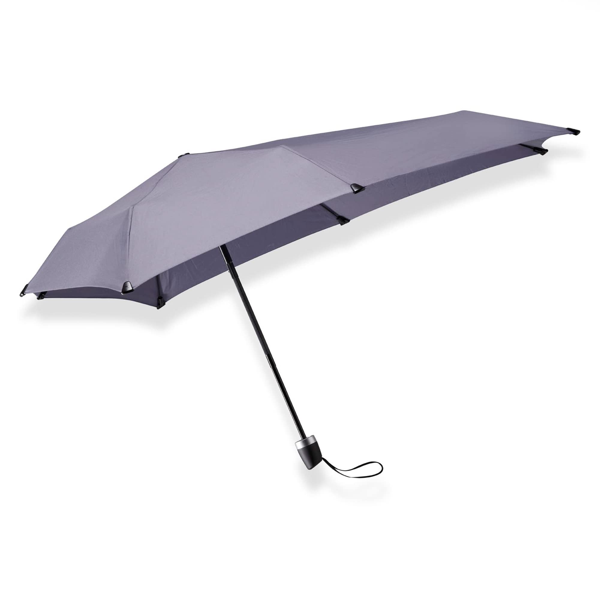 SenzLimited Edition Mini Windproof Umbrella - Manual Folding - 35.8 x 35.8 in - Eggplant