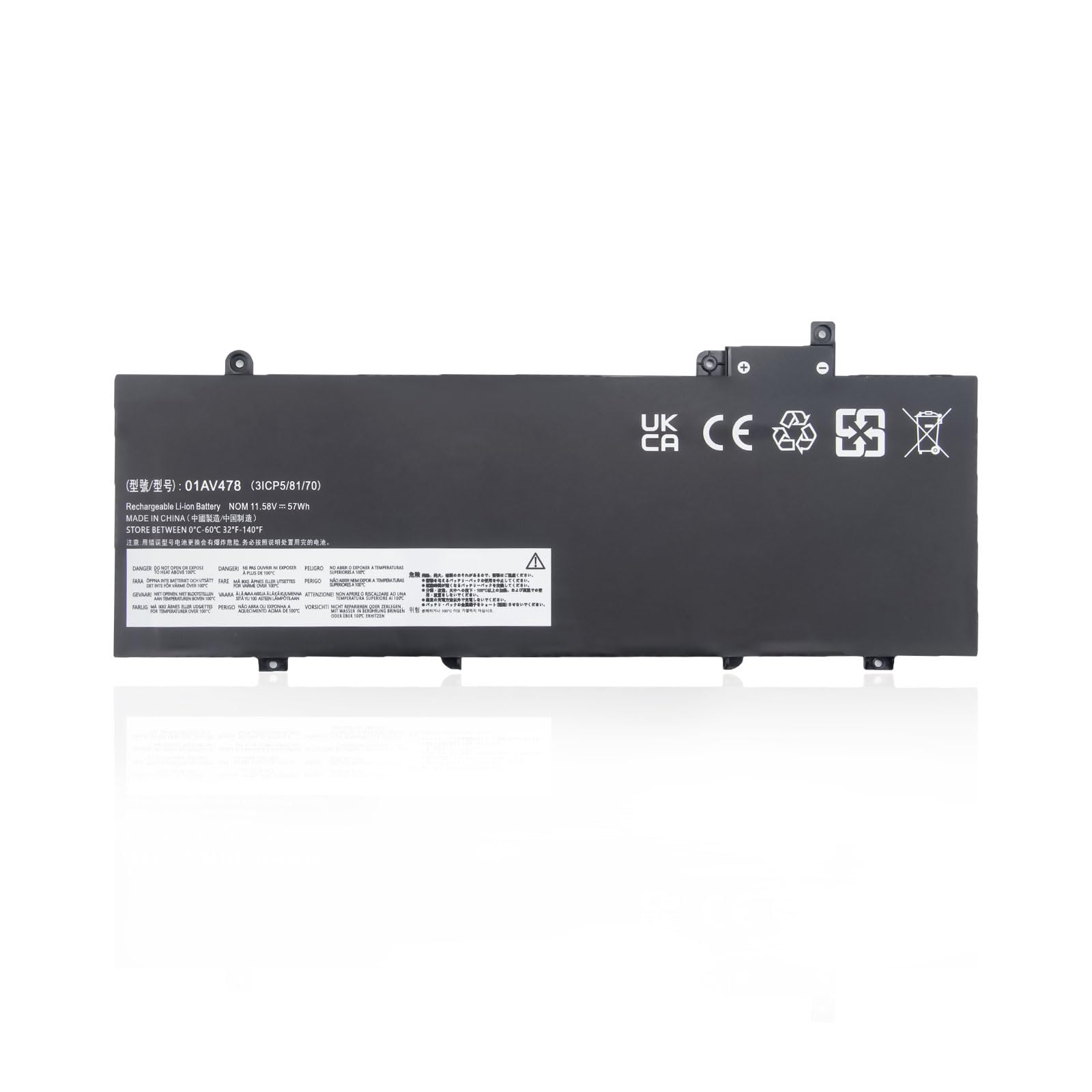Laptopaccu L17L3P71 L17M3P71 01AV478 voor ThinkPad T480S 20L7 20L8