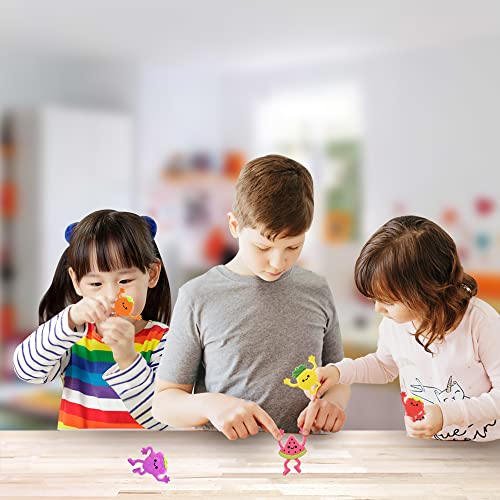 Artcreativity Mini Bendable Fruit Toys, Set Of 48, Kids’ Fidget Toys In 6 Assorted Designs, Vibrant Stress Toys For Boys And Girls, Great As Goodie Bag Stuffers And Pinata Fillers #TOP5