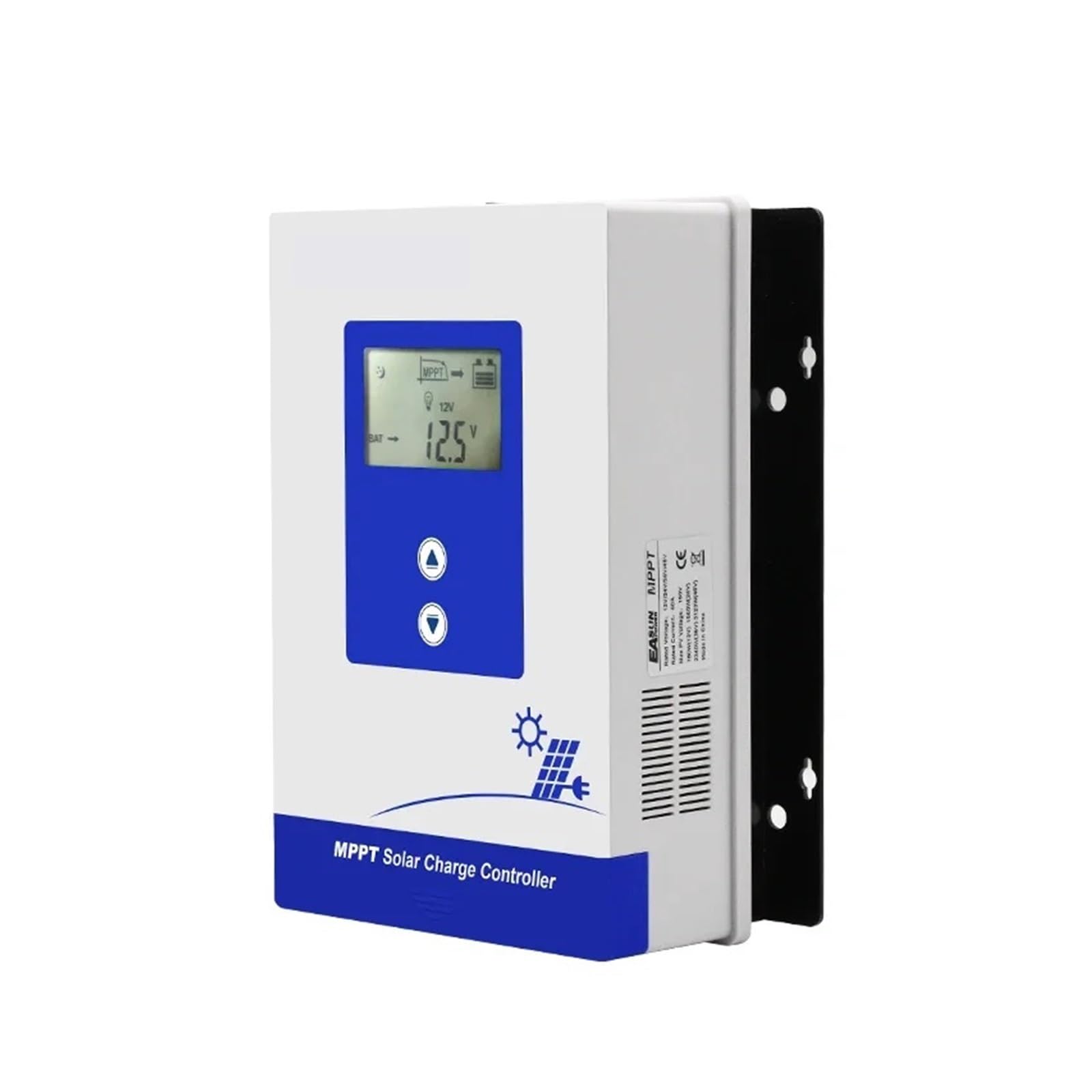 Solar Charge Controller, MPPT 60A Solar Charge Controller 12V/24V/36V/48V Auto For Max PV 190VDC Lead Acid Lithium Battery Discharge Panel