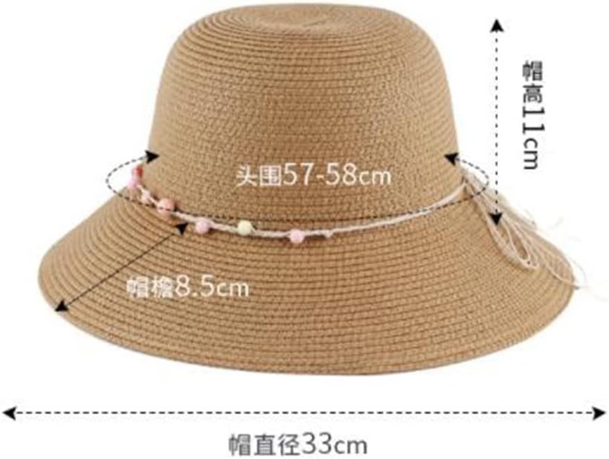 Women's Dome Basin Travel Vacation Travel Sunshade Hat Fisherman Hat