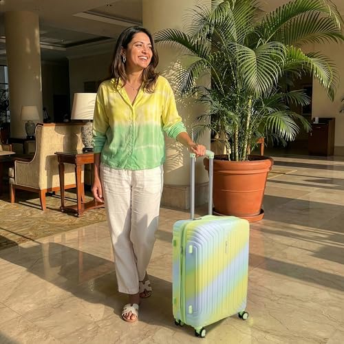 Image of The Wonder Luggage Trolley Bag | Polycarbonate Expandable Travel Suitcase | Polycarbonate Expandable Suitcase, Lightweight Durable Hard Shell, TSA Type Lock, 360 Disc Spinner Wheels