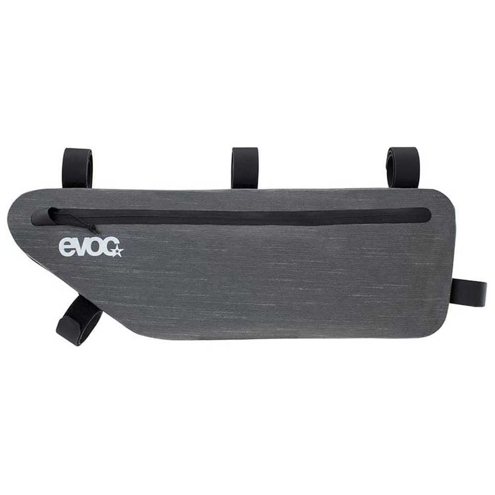 EVOC FRAME PACK M, lekka torba na ramę (idealne akcesorium rowerowe, praktyczna torba na rower górski, torba rowerowa, wymiary: 5,5 x 47 x 15 cm, waga: 220 g, pojemność: 3,5 l), stalowy