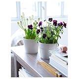 Ikea Oradd, Ceramic Beige Flower Plant Pot Set of 3