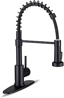 26 Black and White Kitchen Ideas That Never Go Out of Style 70 Kitchen Faucets with Pull Down Sprayer Commercial Industrial Stainless S...