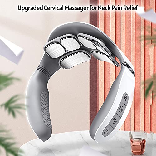 Massageador cervical elétrico portátil Massageador cervical para relaxamento do pescoço Alívio da do