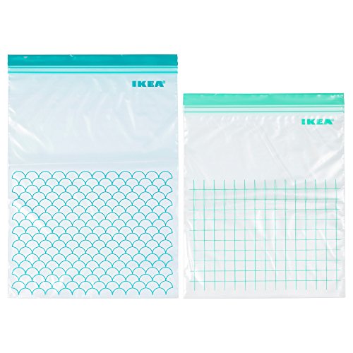 ZigZag Trading Ltd IKEA ISTAD - Plastic bag Turquoise/light turquoise 30 pack