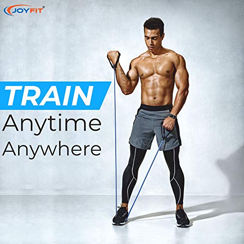 Image of JoyFit Resistance Tube, Toning Tube with Door Anchor for Exercise, Workout