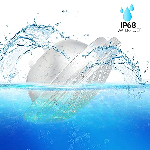 Par56 LED zwembad, LED zwembadverlichting onderwater 54W AC 12V, RGB met afstandsbediening zwembadverlichting, wit 6000K… - Image 5