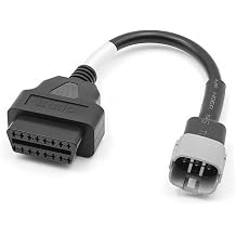 Universal OBD2 Connector to 6 Pin Motorcycle Diagnostic Cable for Suzuki Motorcycle