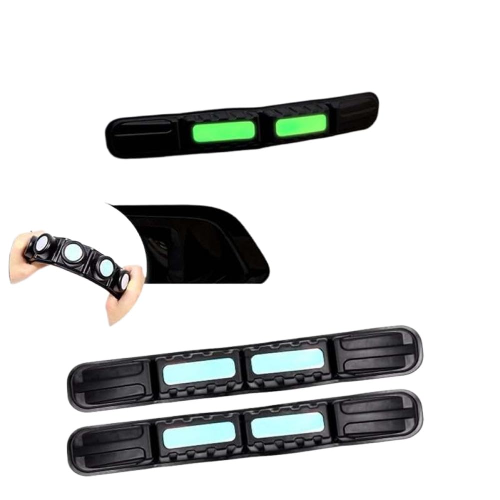 Tira Reflectante Anticolisión para Puerta de Coche 9,6 Pulgadas 2 Unidades