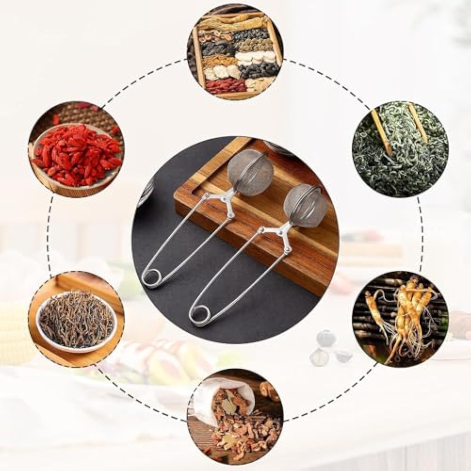 Stainless Steel Tea Filter Infuser Spoon for Tea Leaves