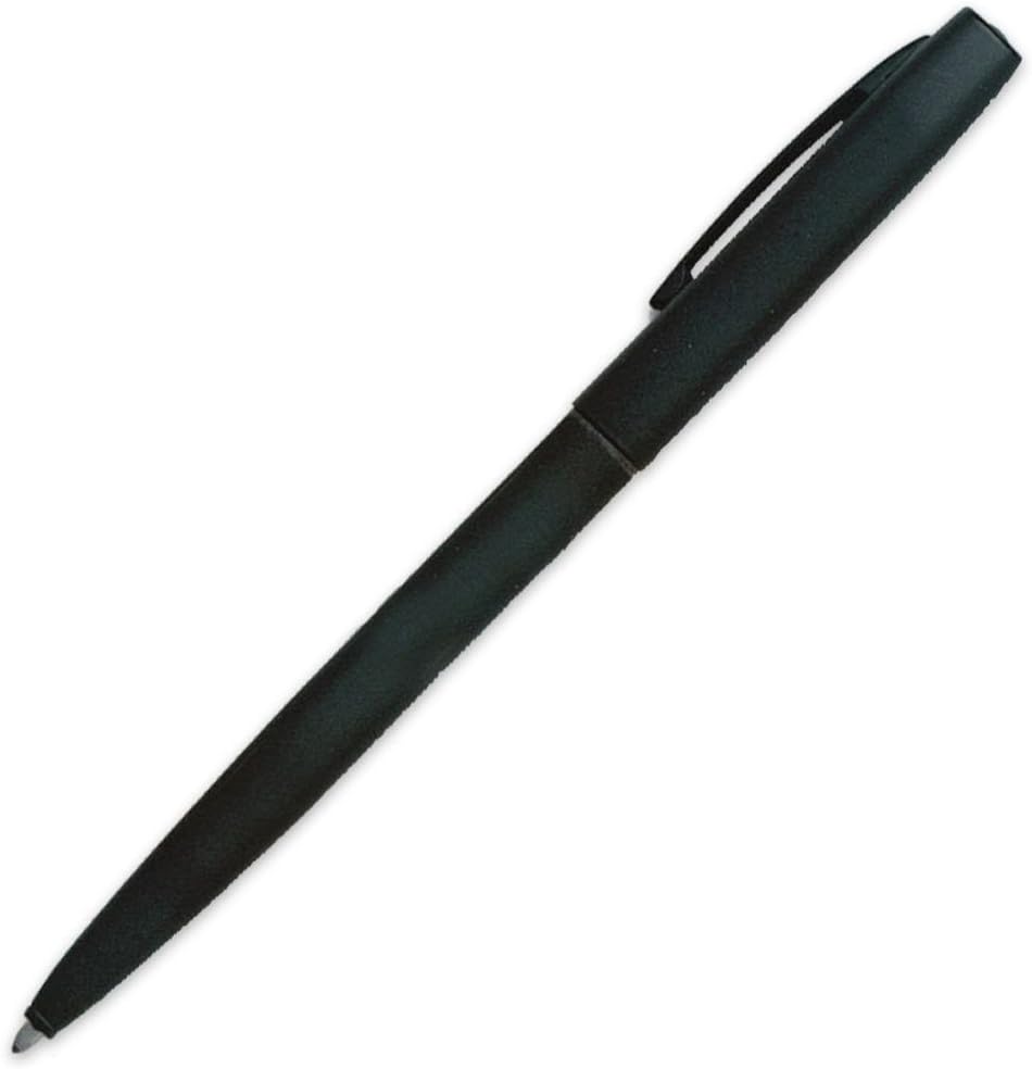 Rite in the Rain Weatherproof Black Metal Clicker Pen - Black Ink (2-Pack)