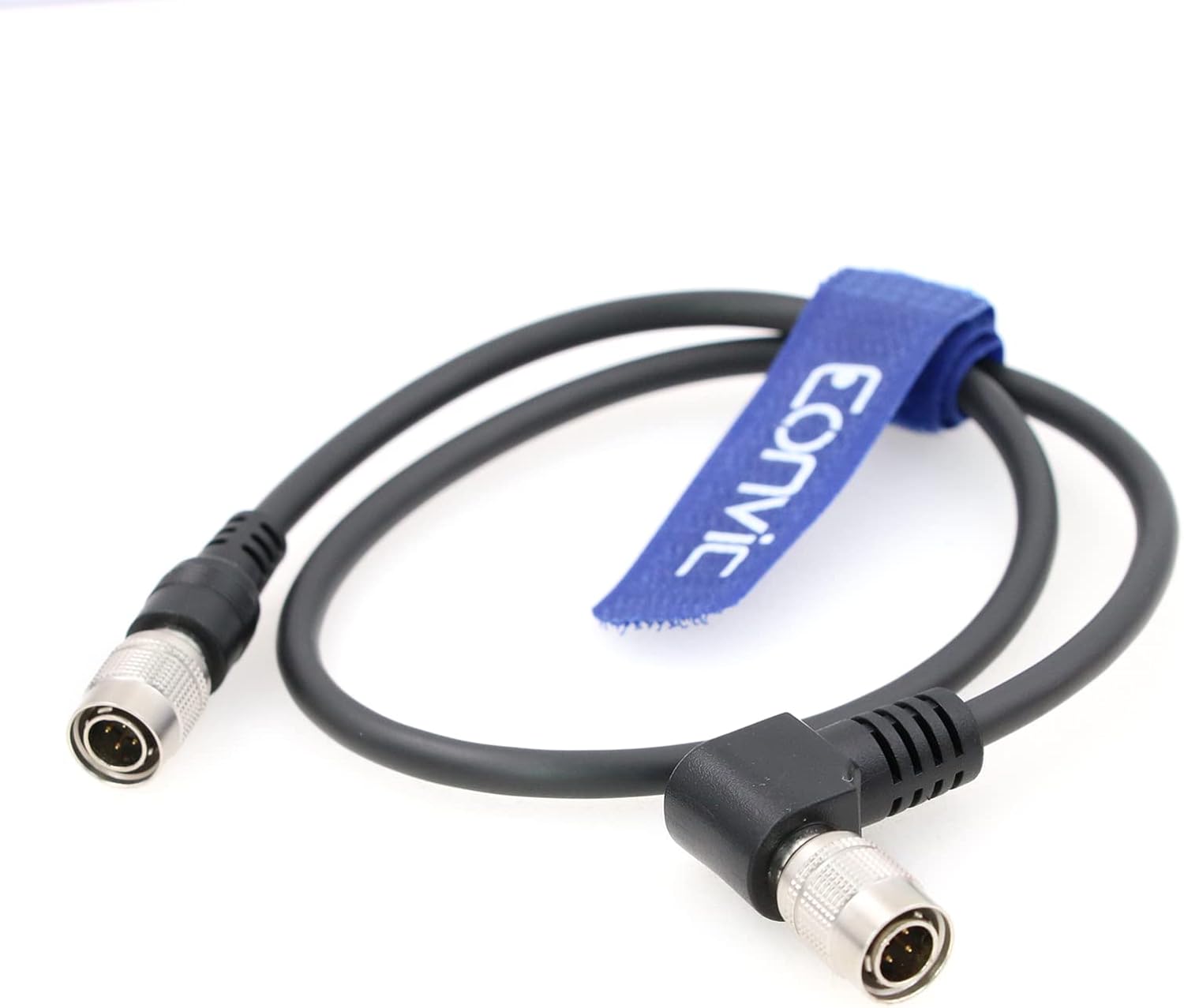 Eonvic Power Cable for Sound Devices 552 664 633 Zoom F4 F8 Sonosax SX-M32 SX62R Zaxcom Nomad Hirose 4 Pin Male to Right Angle 4 Pin Male 60CM