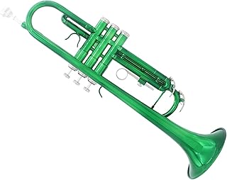 Student Brass Trumpet Green Trumpet Bb Flat Professional Brass Musical Instrument Exquisite Durable Trompete