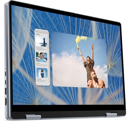 Image of Dell Inspiron 14 2 in 1 Touchscreen Laptop 16GB DDR5 1TB SSD Intel Core 7 | 10-Cores Up to 5.4 GHz | 14 inch FHD+, WVA, 300 nits | 5200 MT /s RAM | Fingerprint| backlit & Copilot key | Windows 11 Pro