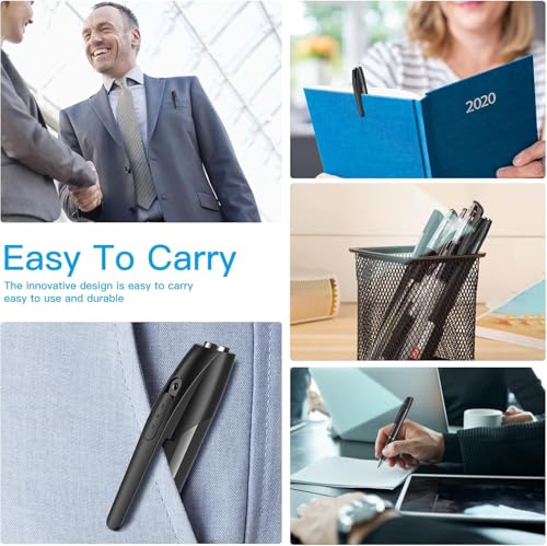 Image of DEATTI1080P Body Camera Pen [Upgraded 2024] - Body Cam with HD Video or Picture Taking, SD Card Storage, and Manual Control for Privacy Compliance (DECM8)