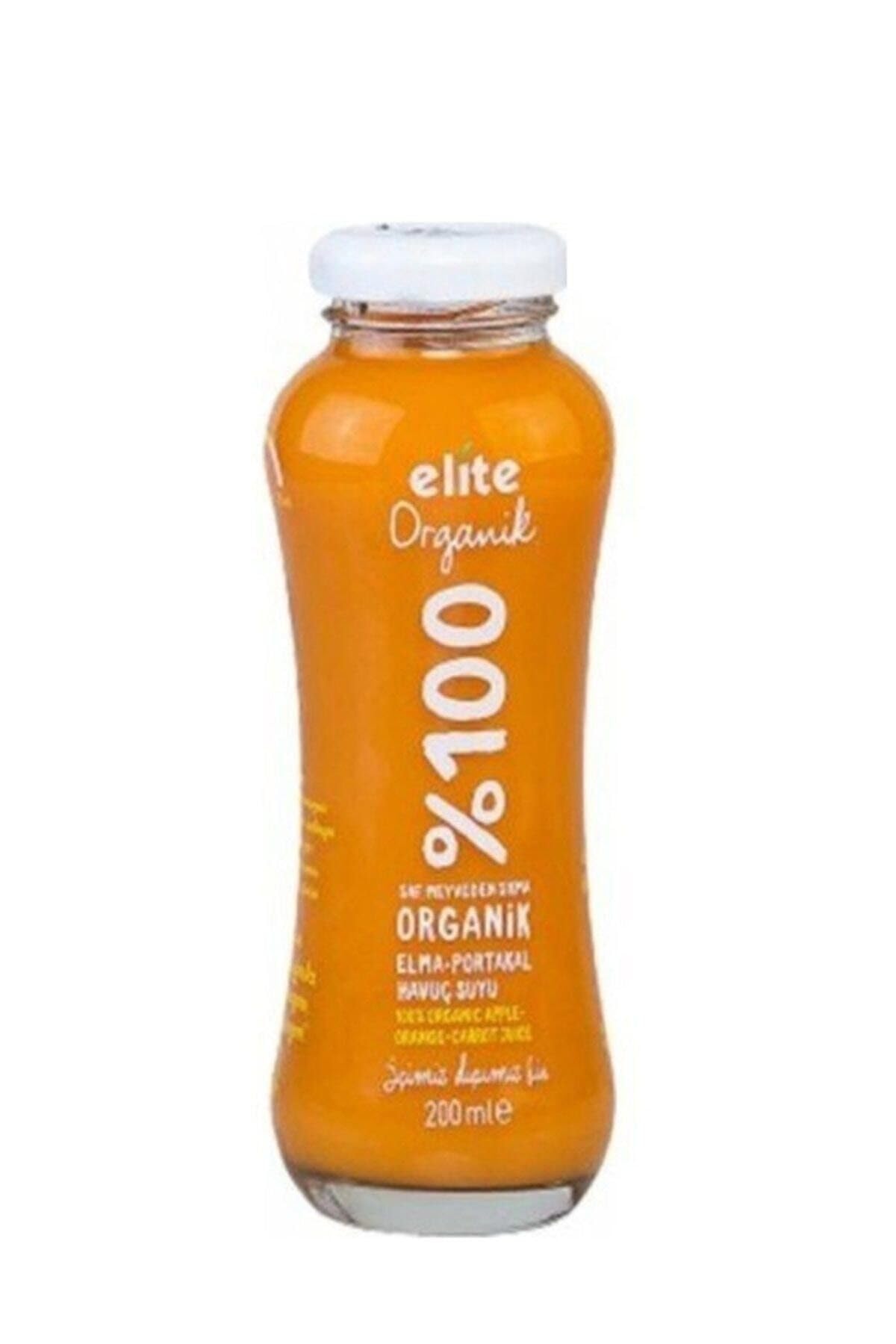 Elite organic Portakal Elma Havuç Suyu 200 ml