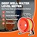 ZyKnaurral Portable Deep Well Water Level Meter Indicator Water Level borehole Depth Meter dip Meter depth10m 30m 50m 100m 150m 200m 300m, for Water Well Measurement 25mm-100m
