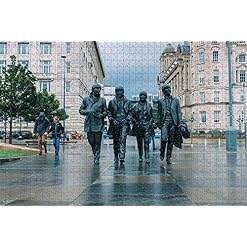 SHENLIJUAN Puzzles 1000 Pieces Puzzle Puzzle Adulte Le mémorial des Beatles de Liverpool Children Boys and of Fun… - Les Beatles, Paul McCartney, John Lennon, RIngo Starr, George Harrison