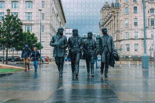 SHENLIJUAN Puzzles 1000 Pieces Puzzle Puzzle Adulte Le mémorial des Beatles de Liverpool Children Boys and of Fun… - Les Beatles, Paul McCartney, John Lennon, RIngo Starr, George Harrison SHENLIJUAN Puzzles 1000 Pieces Puzzle Puzzle Adulte Le mémorial des Beatles de Liverpool Children Boys and of Fun…