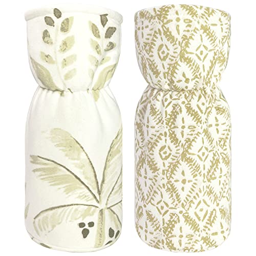 Image of Crane Baby Polyester Portable Bottle Cover /Warmer, Kendi Collection (Pack Of 2, 19 X 8 X 8 Cm, Fits Upto 330Ml Bottle),Multicolor