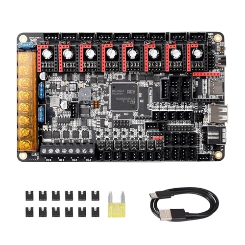 TMC2209 TMC5160�h���C�o�[�𓋍ڂ���BIGTREETECH Octopus Pro BTT PI 3D�v�����^�[�}�U�[�{�[�h�ƌ݊������� - Ender 3 Voron 2.4 Klipper�t�@�[���E�F�A�p�̍�����������{�[�h(Pro 72