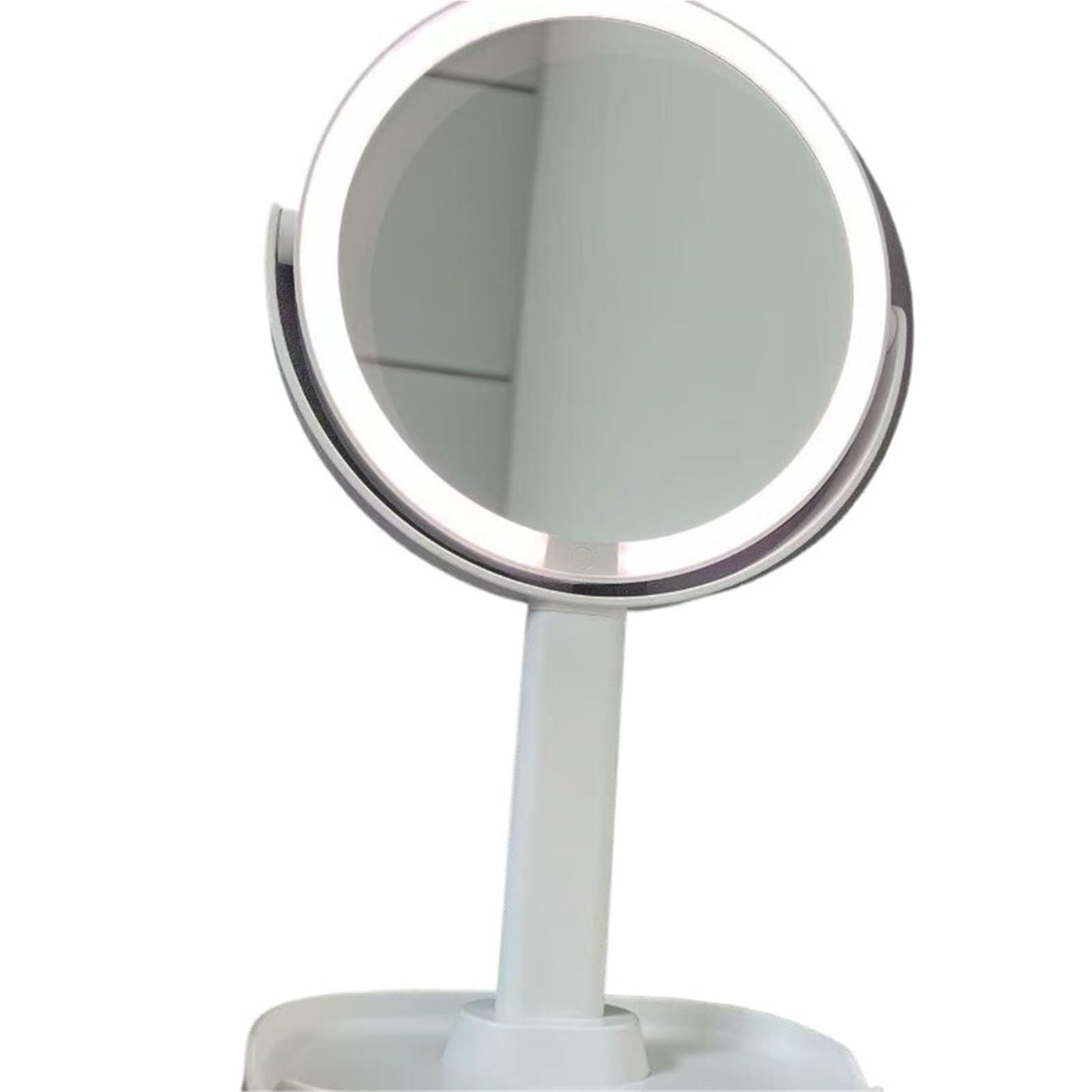 FPJQOBJC Desktop Makeup Mirror 5x Double-sided Rotating Mirror