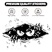 (2 Stickers) Lumiere Tech Car Decals - Funny Monster Car Sticker for Cars, Trucks, Jeep, Laptops, Car Dents & Sports Vehilces - (Large 11
