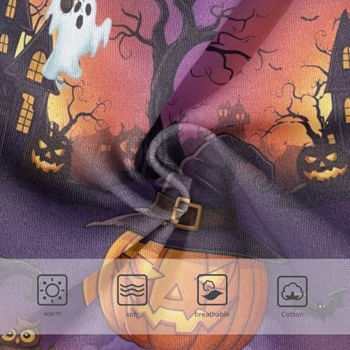 Halloween Carved Pumpkins Toddler Cotton Underwear, Kids Underwear, 2T–8 Years3